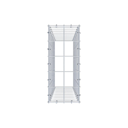 Gabião Tipo 3 100 cm x 20 cm x 50 cm (C x A x P), malhagem 10 cm x 10 cm, anel C