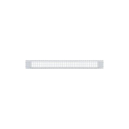 Gabion 200 cm x 100 cm x 20 cm (L x H x D), mesh size 5 cm x 5 cm, C-ring
