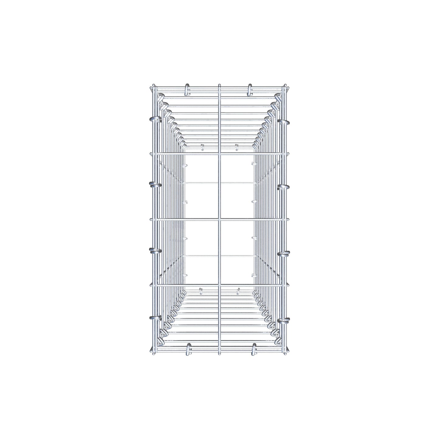 Schanskorf 100 cm x 20 cm x 40 cm (L x H x D), maaswijdte 10 cm x 10 cm, C-ring