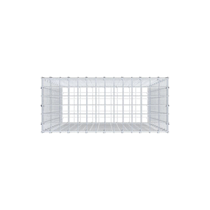 Gabion 100 cm x 70 cm x 30 cm (L x H x D), mesh size 5 cm x 5 cm, C-ring