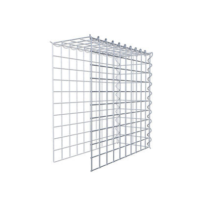Add-on schanskorf type 4 50 cm x 50 cm x 20 cm (L x H x D), maaswijdte 5 cm x 5 cm, spiraalvormig