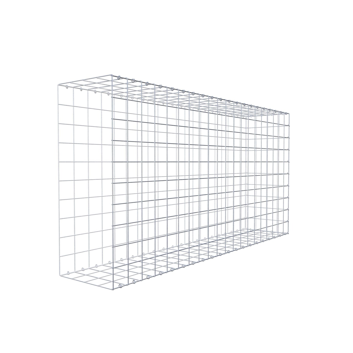 Fourche rapportée type 2 200 cm x 100 cm x 40 cm (L x H x P), maille 10 cm x 10 cm, anneau en C