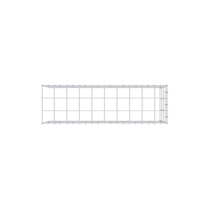 Anbaugabione Typ 4 100 cm x 40 cm x 30 cm (L x H x T), Maschenweite 10 cm x 10 cm, C-Ring