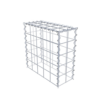 Add-on schanskorf type 3 50 cm x 50 cm x 20 cm (L x H x D), maaswijdte 10 cm x 10 cm, spiraal