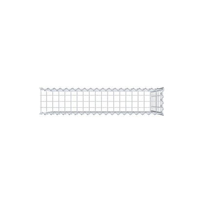 Add-on schanskorf type 4 100 cm x 70 cm x 20 cm (L x H x D), maaswijdte 5 cm x 10 cm, spiraalvormig
