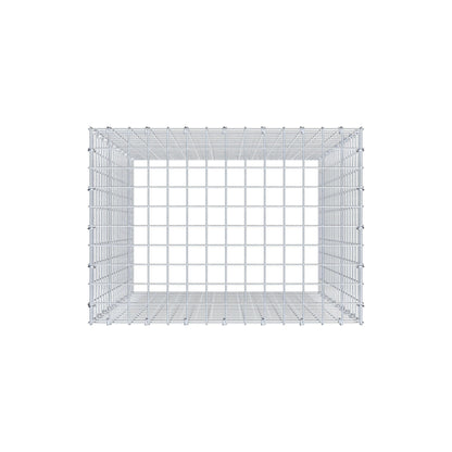 Anbaugabione Typ 3 100 cm x 70 cm x 50 cm (L x H x T), Maschenweite 5 cm x 5 cm, C-Ring