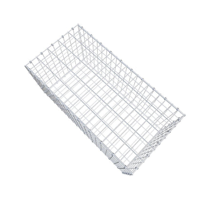 Gabion 100 cm x 50 cm x 50 cm (L x H x D), maskestørrelse 5 x 10 cm, spiralring