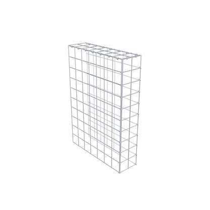 Opzetpaal type 4 100 cm x 70 cm x 20 cm (L x H x D), maaswijdte 10 cm x 10 cm, C-ring