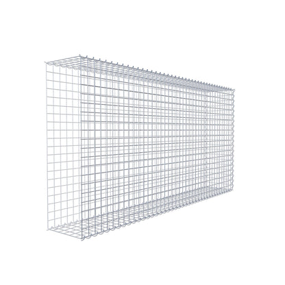 Gabion rapporté type 2 200 cm x 100 cm x 30 cm (L x H x P), mailles 5 cm x 5 cm, spirale