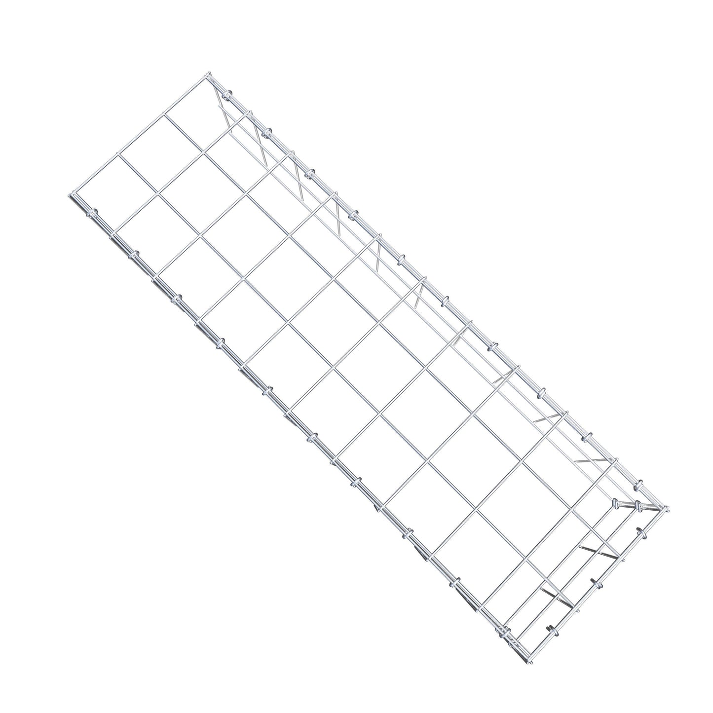Gavión complementario de tipo 4 100 cm x 20 cm x 30 cm (L x A x P), malla 10 cm x 10 cm, anillo en C