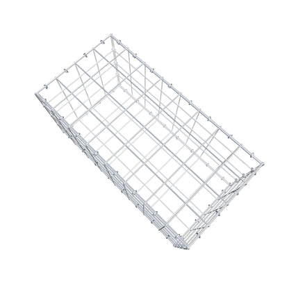 Gabione 80 cm x 40 cm x 40 cm (L x H x T), Maschenweite 10 cm x 10 cm, C-Ring