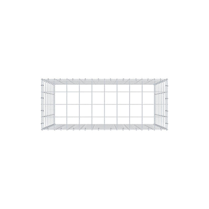 Type 3 oplegkorf 100 cm x 80 cm x 40 cm (L x H x D), maaswijdte 10 cm x 10 cm, C-ring
