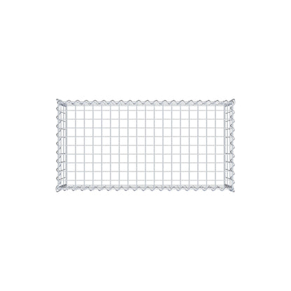 Anbaugabione Typ 3 100 cm x 30 cm x 50 cm (L x H x T), Maschenweite 5 cm x 10 cm, Spirale