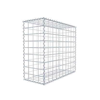Gabion 100 cm x 90 cm x 40 cm (L x H x D), maskestørrelse 10 cm x 10 cm, spiral