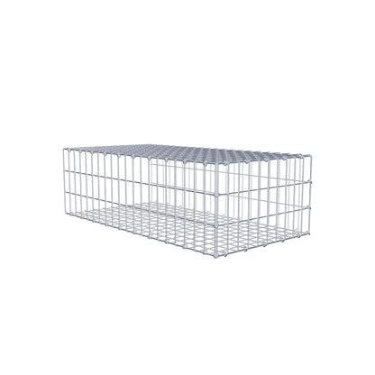 Anbaugabione Typ 2 100 cm x 30 cm x 50 cm, Maschenweite 5 cm x 10 cm, C-Ring