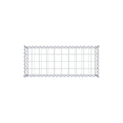 Gabion 100 cm x 30 cm x 40 cm (L x H x D), maskestørrelse 10 cm x 10 cm, spiral