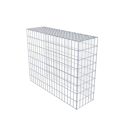 Opbouw schanskorf type 4 100 cm x 80 cm x 30 cm (L x H x D), maaswijdte 5 cm x 10 cm, C-ring