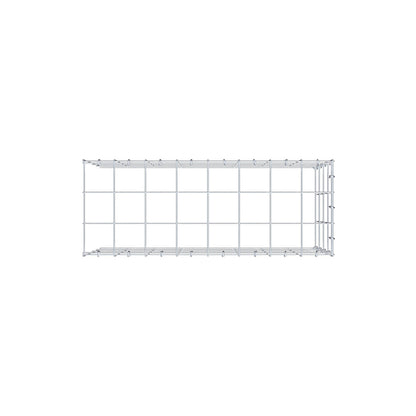 Add-on schanskorf type 4 80 cm x 40 cm x 30 cm (L x H x D), maaswijdte 10 cm x 10 cm, C-ring