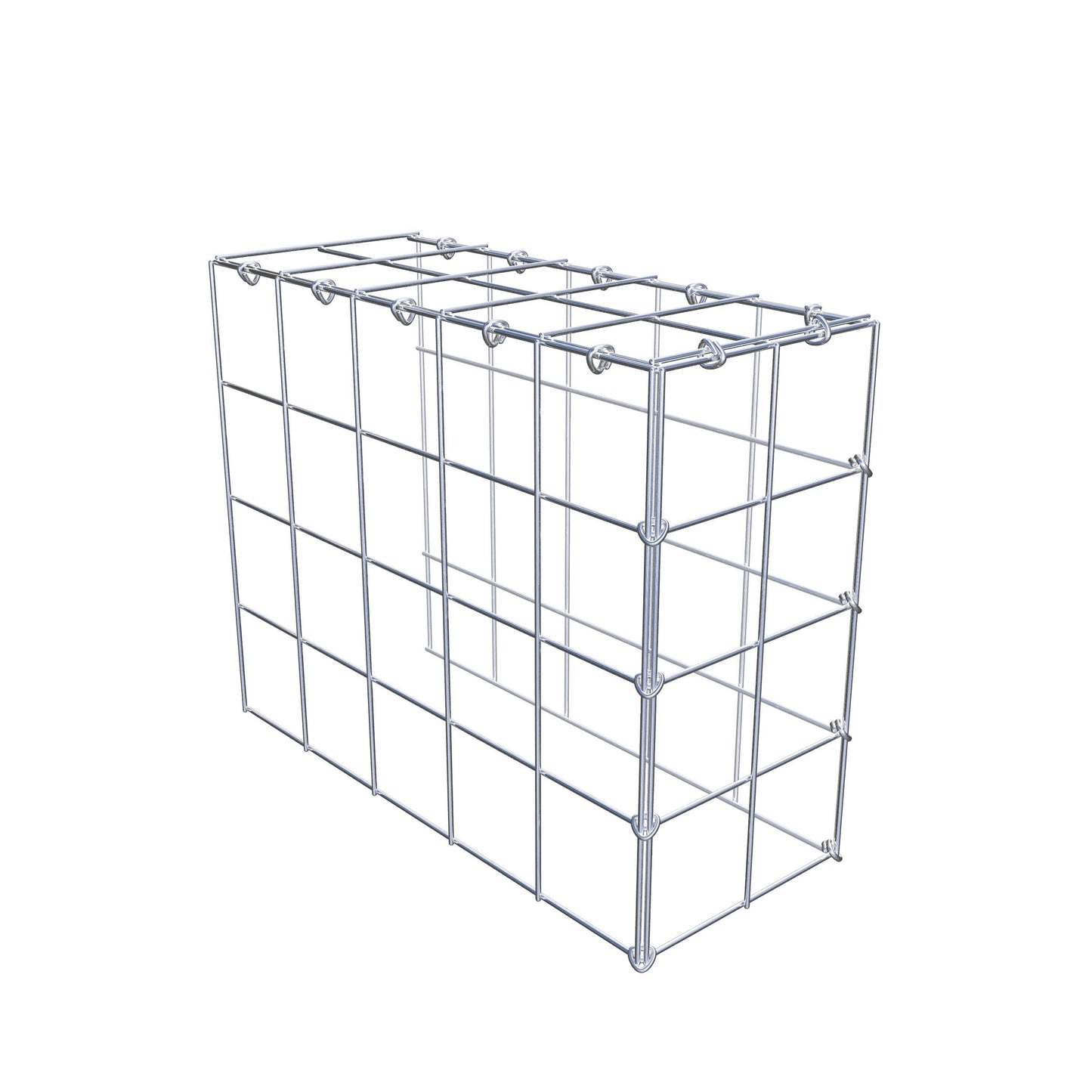 Toegevoegde pool type 4 50 cm x 40 cm x 20 cm (L x H x D), maaswijdte 10 cm x 10 cm, C-ring