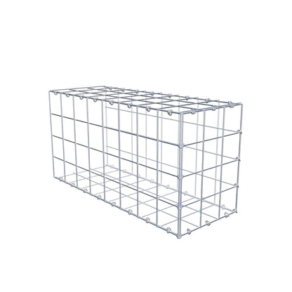 Gabbione aggiuntivo di tipo 2 80 cm x 40 cm x 30 cm (L x H x P), maglia 10 cm x 10 cm, anello a C