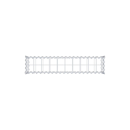 Schanskorf 100 cm x 20 cm x 20 cm (L x H x D), maaswijdte 10 cm x 10 cm, spiraalvormig