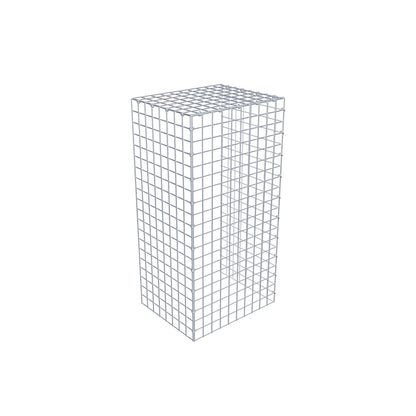 Monteret gabion type 4 100 cm x 40 cm x 50 cm (L x H x D), maskestørrelse 5 cm x 5 cm, C-ring