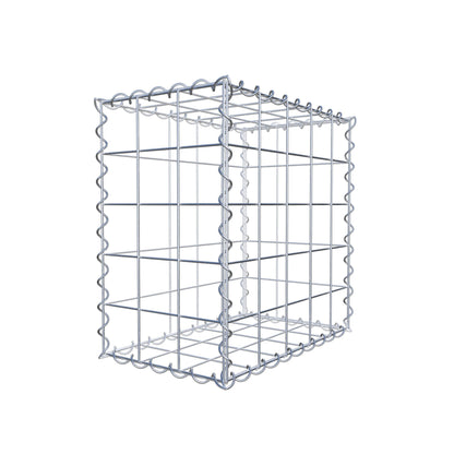 Gabbione 50 cm x 50 cm x 30 cm (L x H x P), maglia 10 cm x 10 cm, spirale