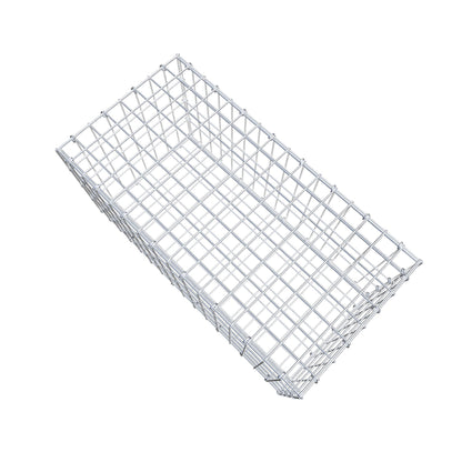 Gabbione 80 cm x 40 cm x 40 cm (L x H x P), maglia 5 cm x 10 cm, anello a C