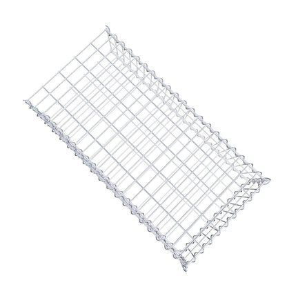 Gabião tipo 2 100 cm x 20 cm x 50 cm (C x A x P), malhagem 5 cm x 10 cm, espiral