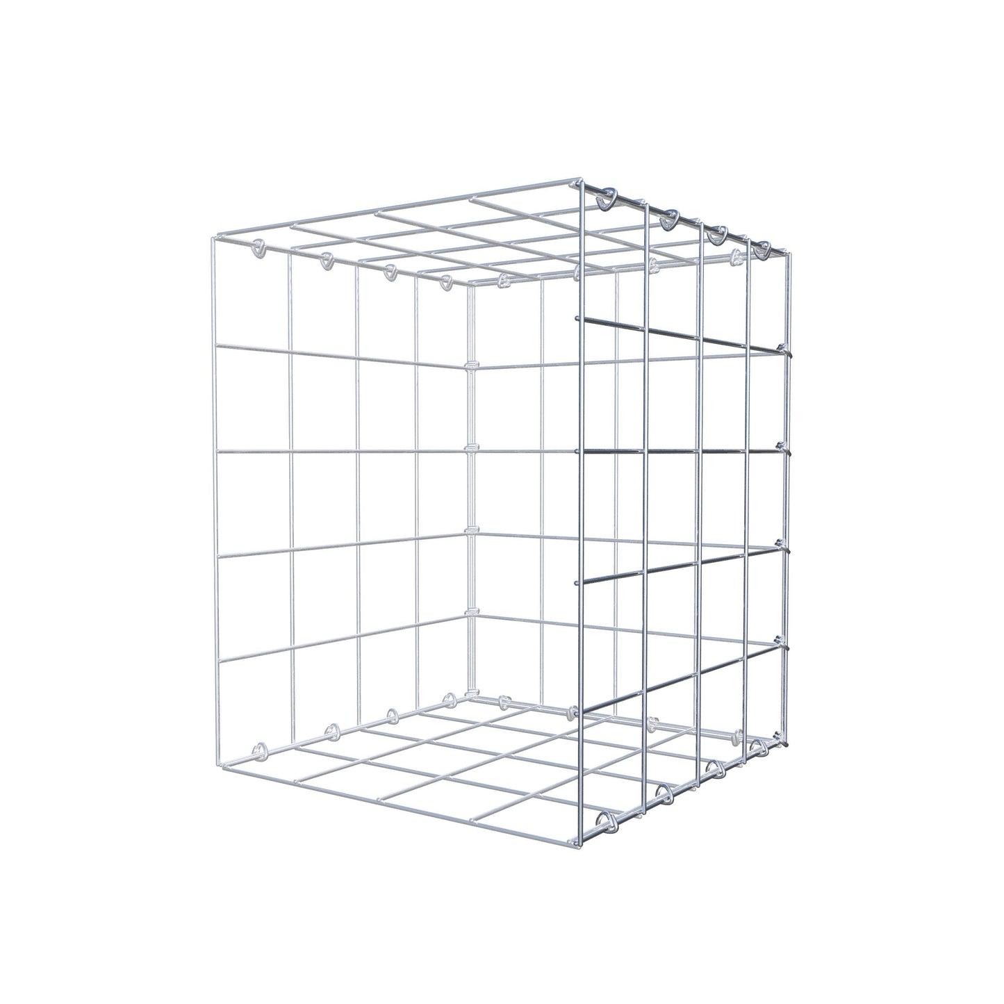 Pila adicional tipo 2 50 cm x 40 cm x 40 cm (L x A x P), malla 10 cm x 10 cm, anillo en C