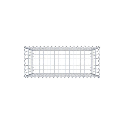 Add-on schanskorf type 3 100 cm x 100 cm x 40 cm (L x H x D), maaswijdte 5 cm x 10 cm, spiraalvormig