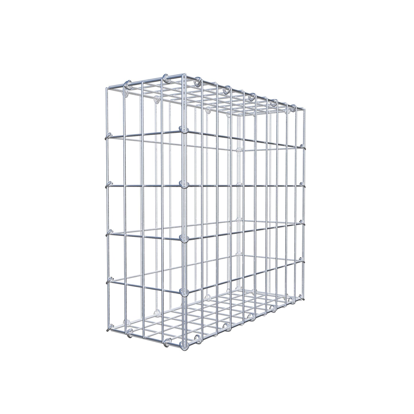 Schanskorf 50 cm x 50 cm x 20 cm (L x H x D), maaswijdte 5 cm x 10 cm, C-ring