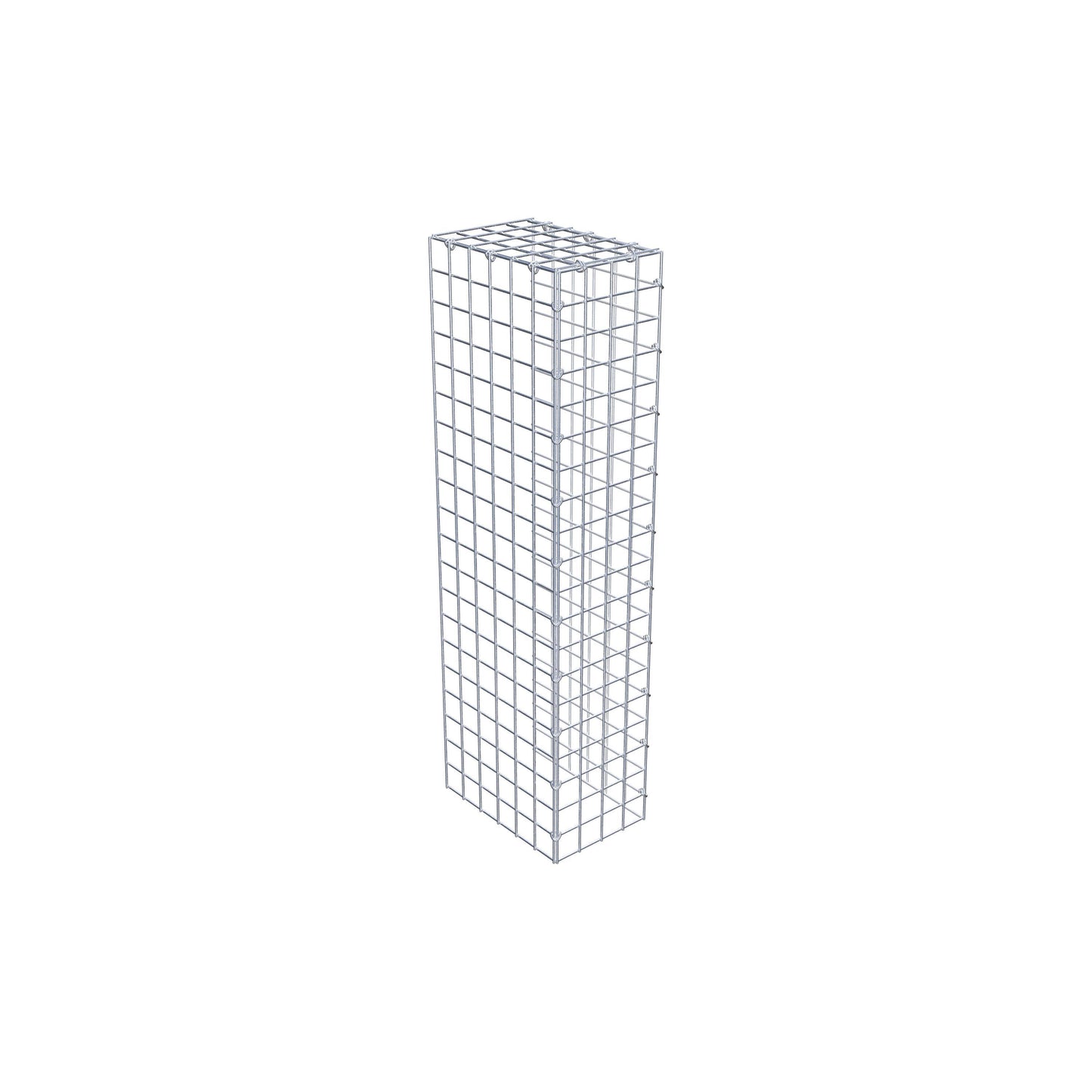 Bevestigbare schanskorf type 4 100 cm x 30 cm x 20 cm (L x H x D), maaswijdte 5 cm x 5 cm, C-ring