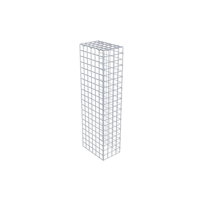Bevestigbare schanskorf type 4 100 cm x 30 cm x 20 cm (L x H x D), maaswijdte 5 cm x 5 cm, C-ring