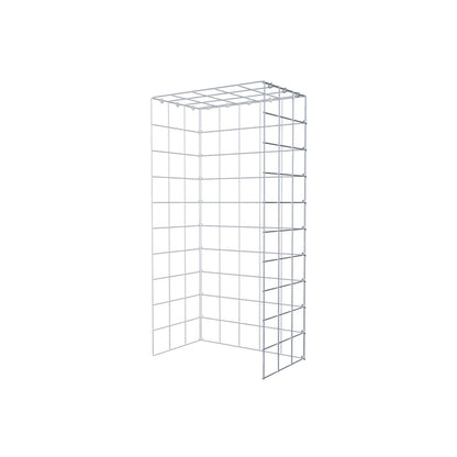 Anbaugabione Typ 4 100 cm x 30 cm x 50 cm (L x H x T), Maschenweite 10 cm x 10 cm, C-Ring