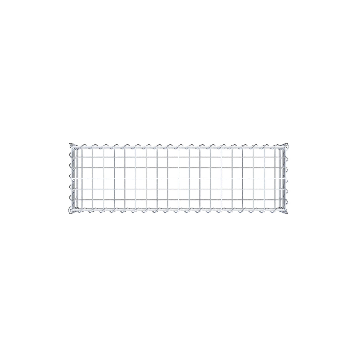 Gabião tipo 3 100 cm x 20 cm x 30 cm (C x A x P), malhagem 5 cm x 5 cm, espiral
