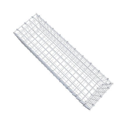 Gabião 100 cm x 30 cm x 30 cm (C x A x P), malhagem 5 x 5 cm, anel espiral