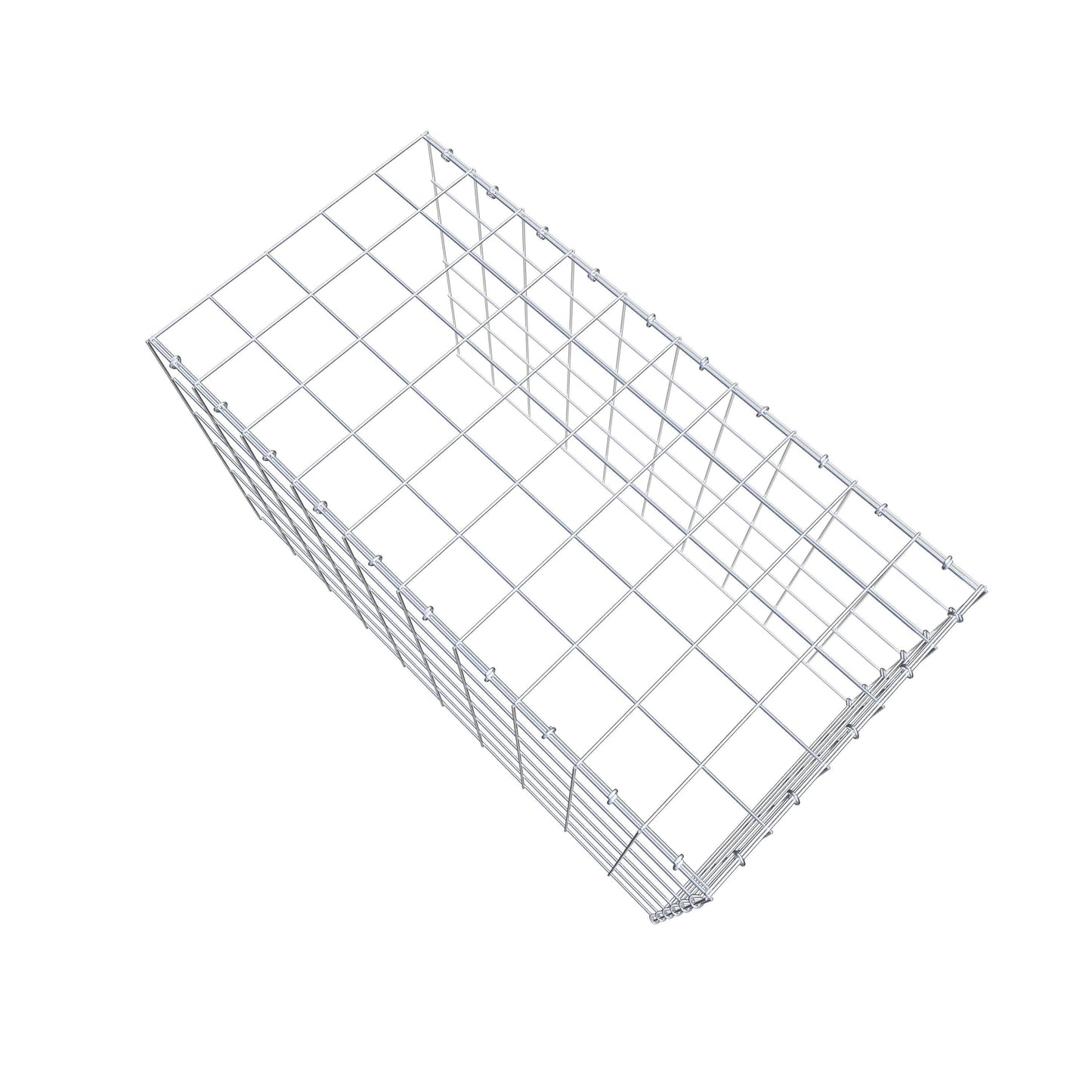 Add-on schanskorf type 4 100 cm x 60 cm x 50 cm (L x H x D), maaswijdte 10 cm x 10 cm, C-ring