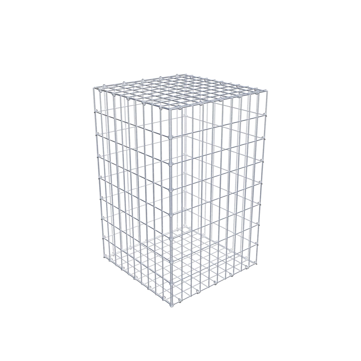 Schanskorf 80 cm x 50 cm x 50 cm (L x H x D), maaswijdte 5 cm x 10 cm, C-ring