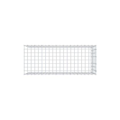 Monteret gabion type 4 100 cm x 50 cm x 40 cm (L x H x D), maskestørrelse 5 cm x 10 cm, C-ring