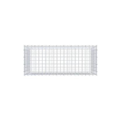 Gabion 100 cm x 60 cm x 40 cm (L x H x D), maskstorlek 5 cm x 5 cm, C-ring