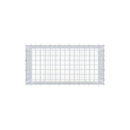 Gabion 80 cm x 40 cm x 40 cm (L x H x D), mesh size 5 cm x 5 cm, C-ring