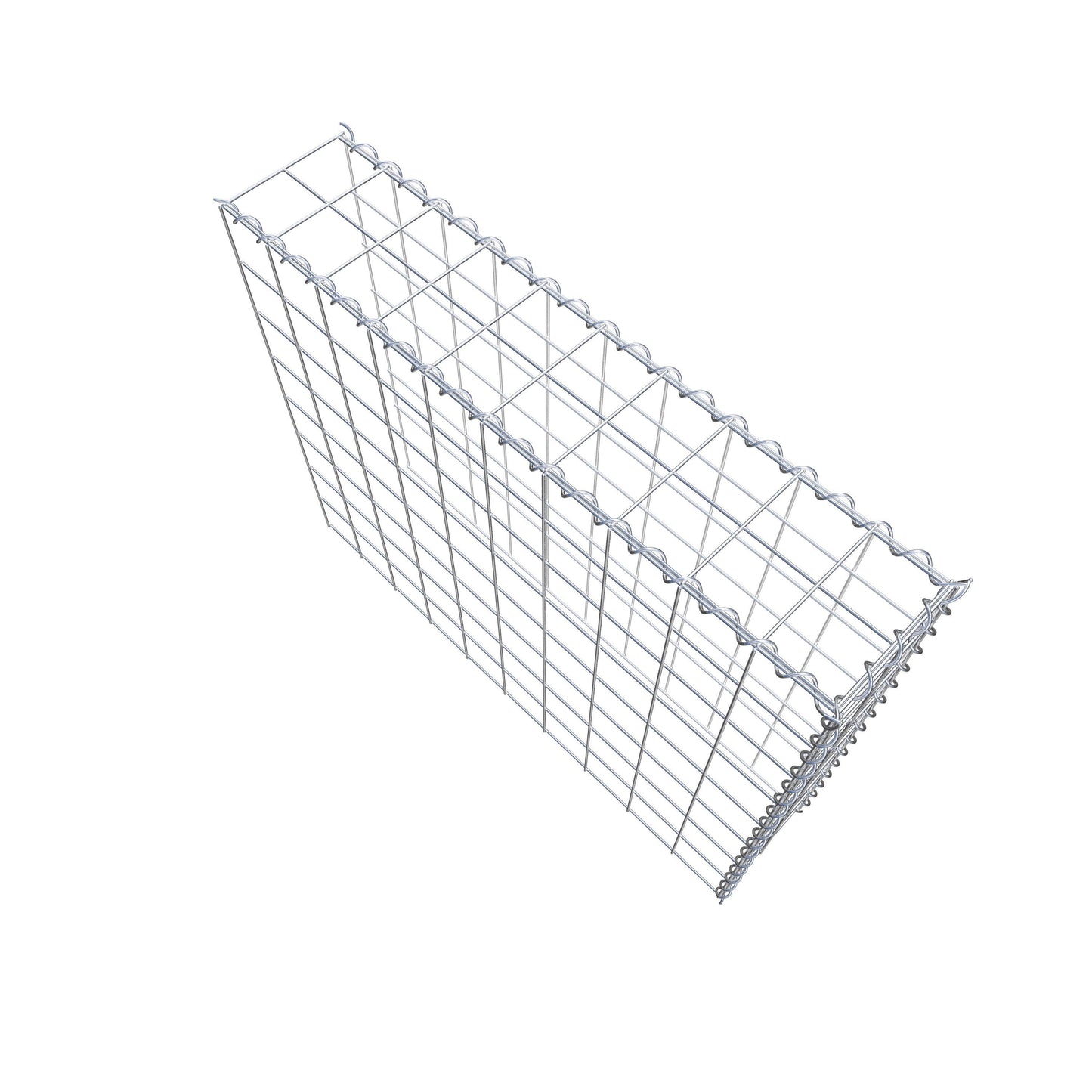 Gavión complementario tipo 4 100 cm x 80 cm x 20 cm (L x A x P), malla 10 cm x 10 cm, espiral