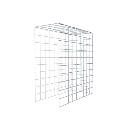 Monteret gabion type 4 100 cm x 90 cm x 40 cm (L x H x D), maskestørrelse 10 cm x 10 cm, C-ring