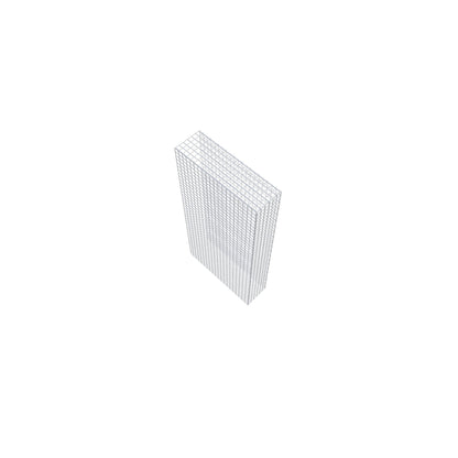 Opbouw schanskorf type 4 200 cm x 100 cm x 30 cm (L x H x D), maaswijdte 5 cm x 5 cm, C-ring
