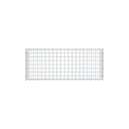 Gabion 100 cm x 20 cm x 40 cm (L x H x D), maskstorlek 5 cm x 5 cm, C-ring