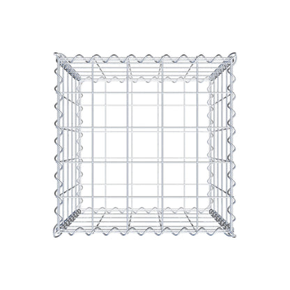 Gabbione 50 cm x 50 cm x 50 cm (L x H x P), maglia 10 cm x 10 cm, spirale