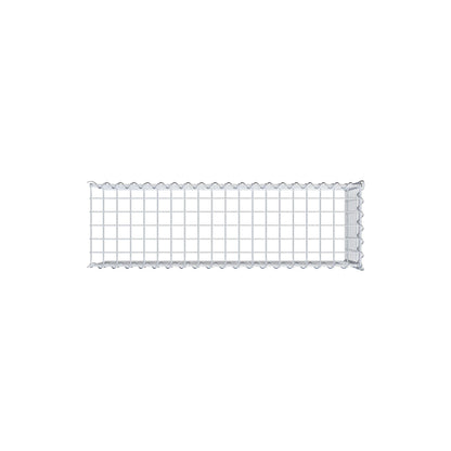 Anbaugabione Typ 4 100 cm x 40 cm x 30 cm (L x H x T), Maschenweite 5 cm x 5 cm, Spirale