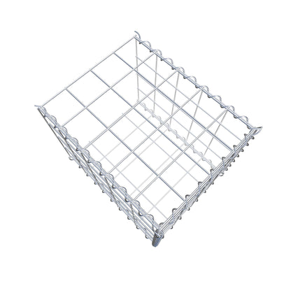 Add-on schanskorf type 2 50 cm x 40 cm x 40 cm (L x H x D), maaswijdte 10 cm x 10 cm, spiraal