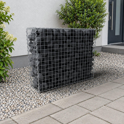 Gabion 100 cm x 80 cm x 30 cm (L x H x P), mailles 5 cm x 5 cm, spirale